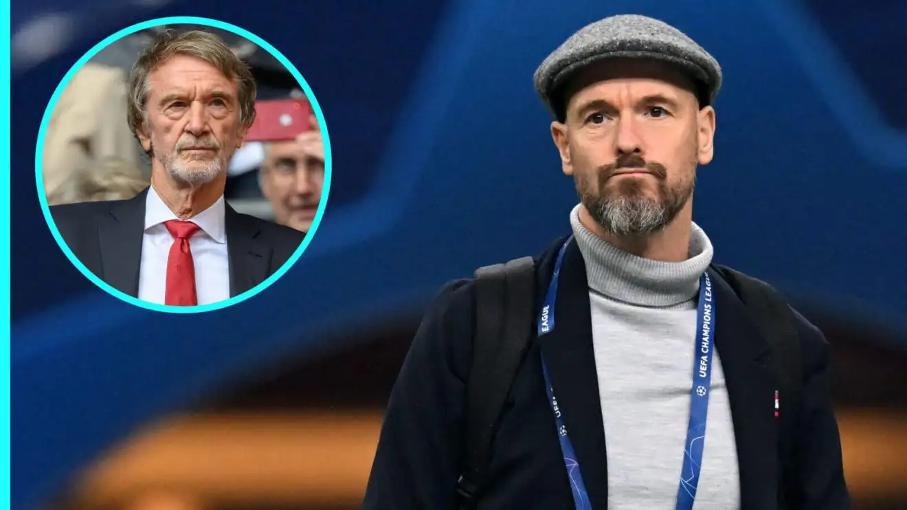 Man Utd friction: Ten Hag 'threatened' with Ratcliffe, Ashworth to 'broker sale' against his wishes 1 Male Utd 10 Hag