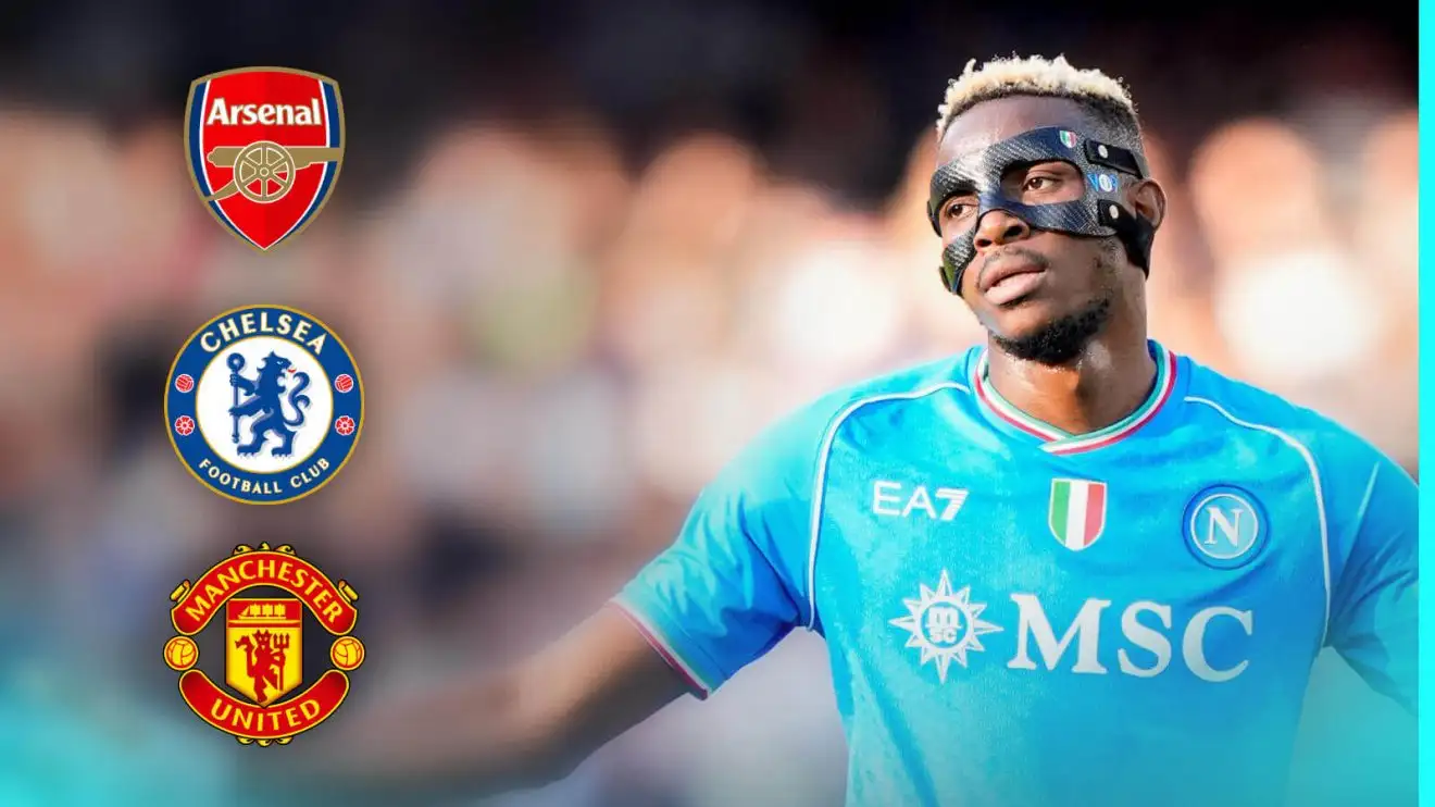 Arsenal, Man Utd, Chelsea target Osimhen 'convinced' one PL club 'will buy him' as agent 'speaks to' club 1 Osimhen transfer