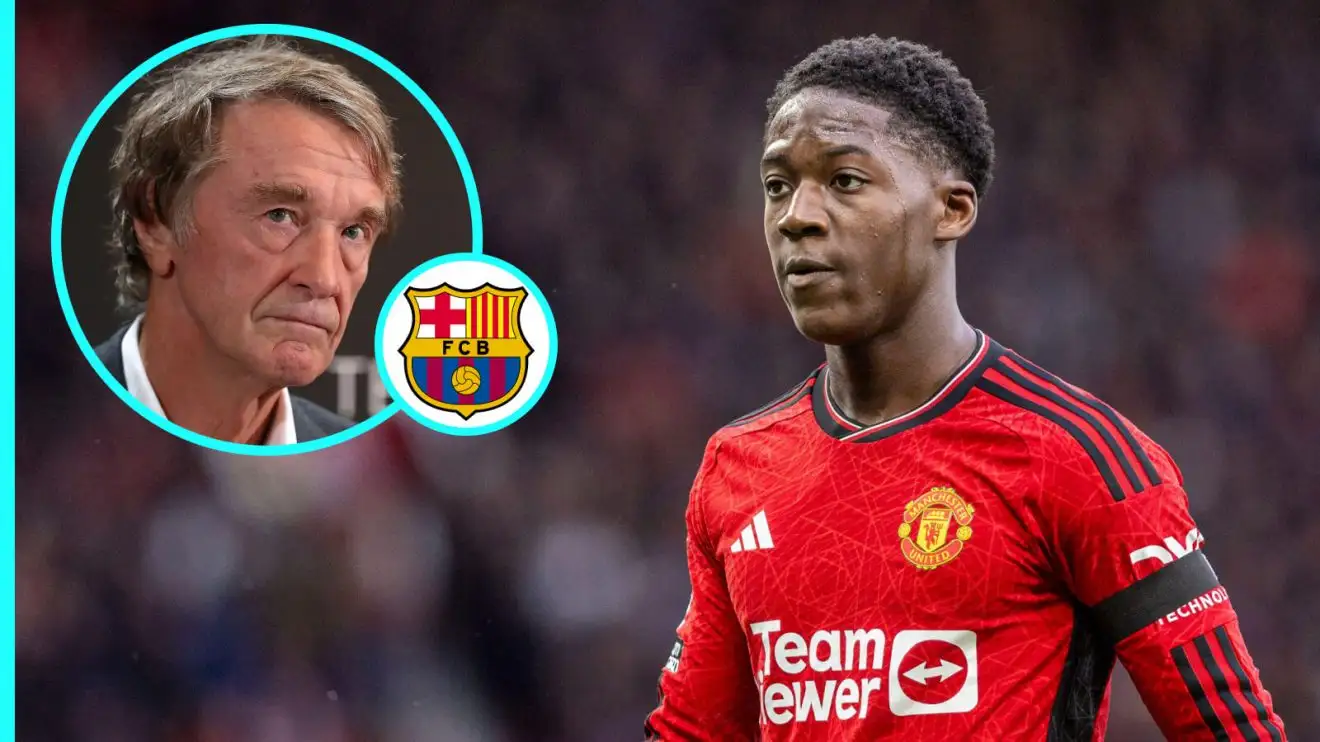 Man Utd 'know' Barcelona want crucial youngster, with Ratcliffe plan to fend off Euro giants in place 1 Kobbie Mainoo, Barcelona