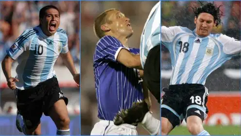 Why you should never step up against Lionel Messi – or tell Juan Roman Riquelme to tie his shoes