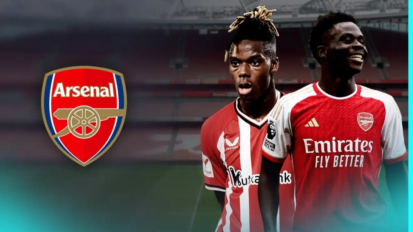 Arsenal set to buy winger amid Saka concerns after top target sends promising message 1 Medley transmit target Nico Williams and also Bukayo Saka