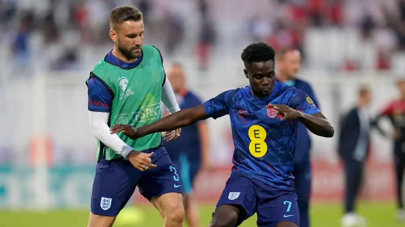 England: Ten Hag claim rebuffed as reporter gives verdict on Man Utd star Shaw's returning vs Denmark 1 England Luke Shaw