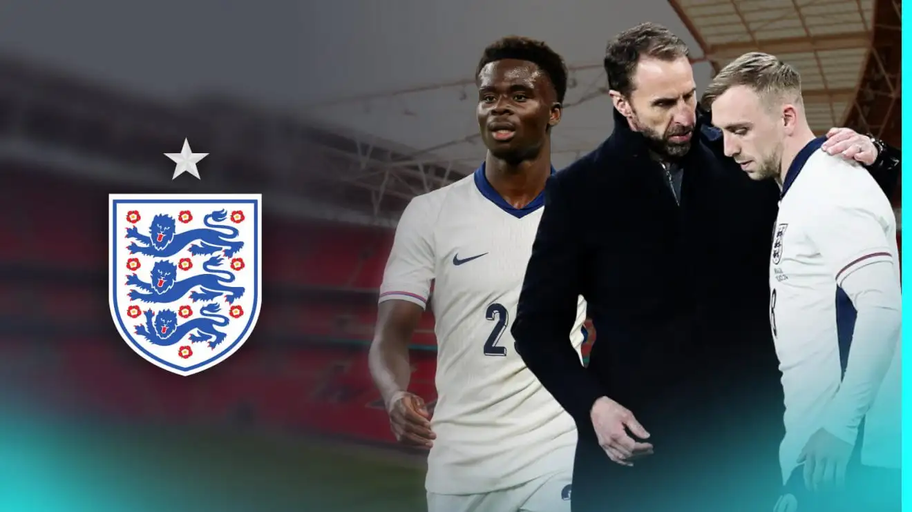 England to play Saka AND Bowen? Or three at the back v Denmark? 1 Gareth Southgate, Jarrod Bowen and also Bukayo Saka.