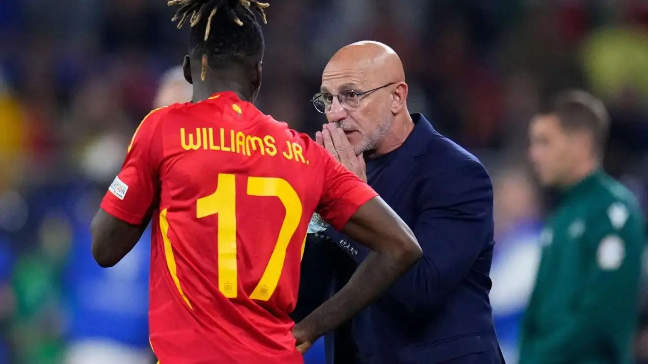 England are terrible but Spain are 'the best in the world' after Italy win, claims manager 1 Luis de la Fuente and also Nico Williams throughout a suit