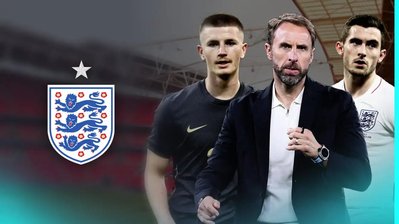 Perfect England midfielder is 'sitting at home' as 11km Wharton lacks 'legs' 1 Gareth Southgate, Adam Wharton as well as Lewis Cook.