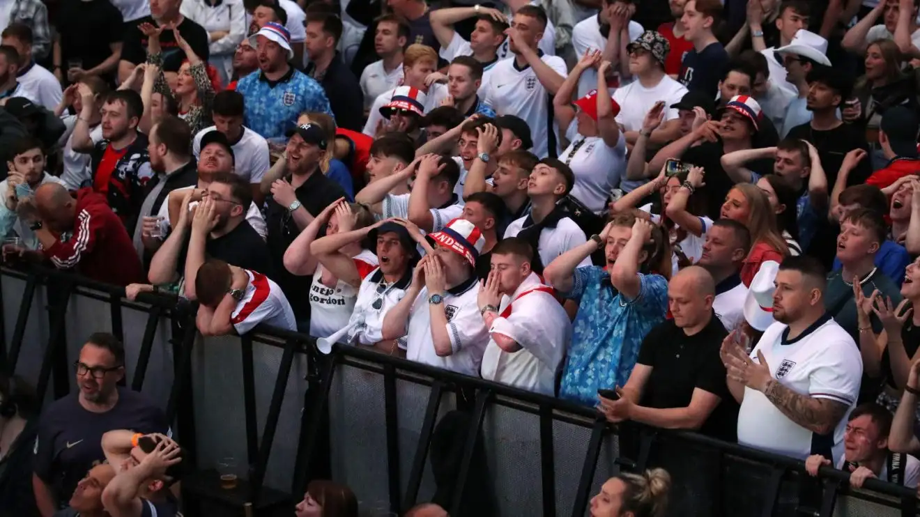England followers react to missed opportunity v Slovenia