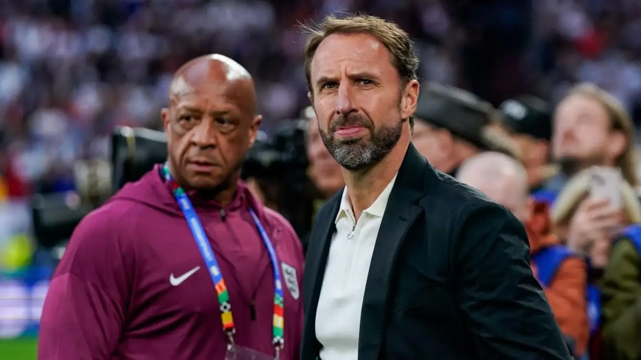 England supervisor Gareth Southgate aesthetic glamors on before a match