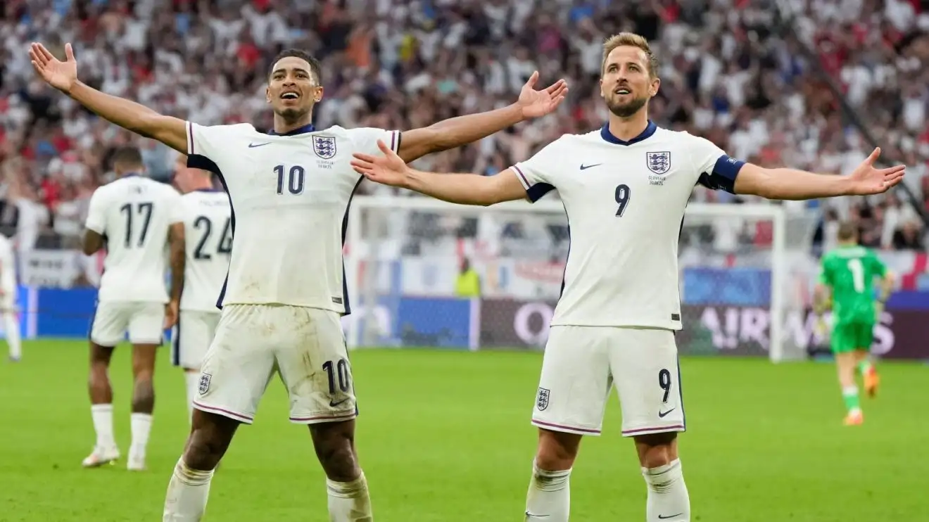 England told to drop four players 'not worthy' of shirt for Euro 2024 final, including 'laughable' Kane 1 Jude Bellingham and also Harry Kane be pleased for England