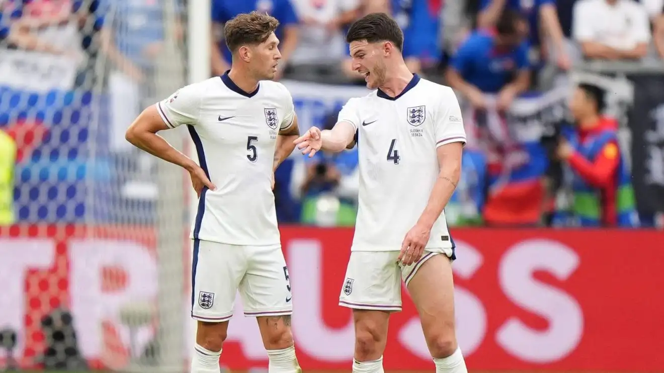 England look 'stodgy' but is that Gareth Southgate, Declan Rice or John Stones? 1 Declan Rice and John Rocks