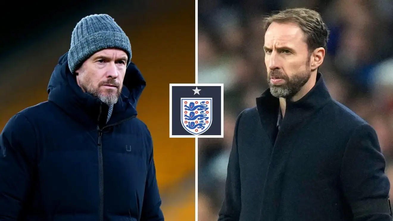 Ten Hag blamed for England at Euro 2024 after 'really poor' decision 1 Ten Hag Southgate England