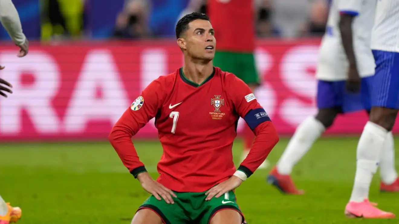 Cristiano Ronaldo embarrassing in Euro 2024 exit as France beat 10-man  Portugal