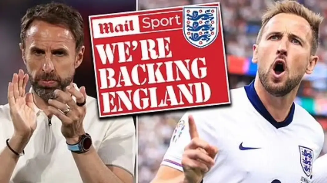 Backing England with Gareth Southgate and Harry Kane