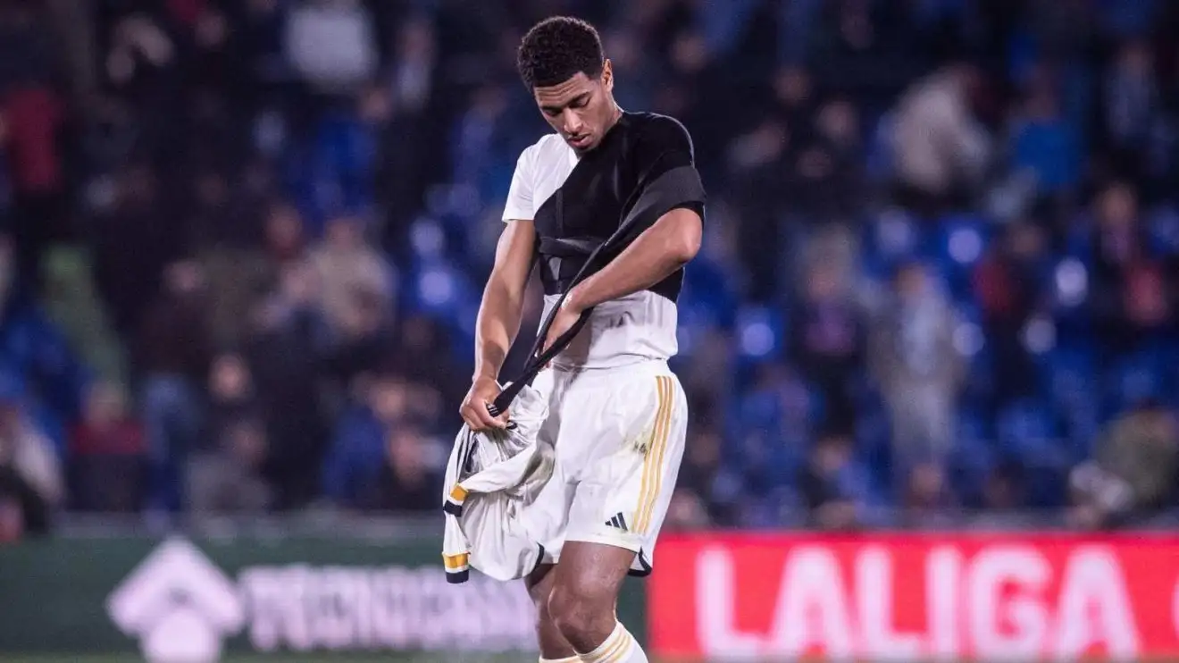 Euro 2024 final: England star Jude Bellingham may require 'operation' amid Real Madrid 'fears' 1 Jude Bellingham reverses the strapping on his injured shoulder