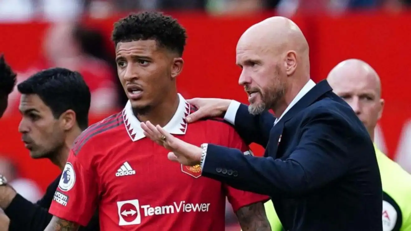 Man Utd: Sancho, Ten Hag 'draw line under' beef following 'positive meeting' as £73m flop trains 1 Individual Utd winger Jadon Sancho recovers standards from Erik ten Hag