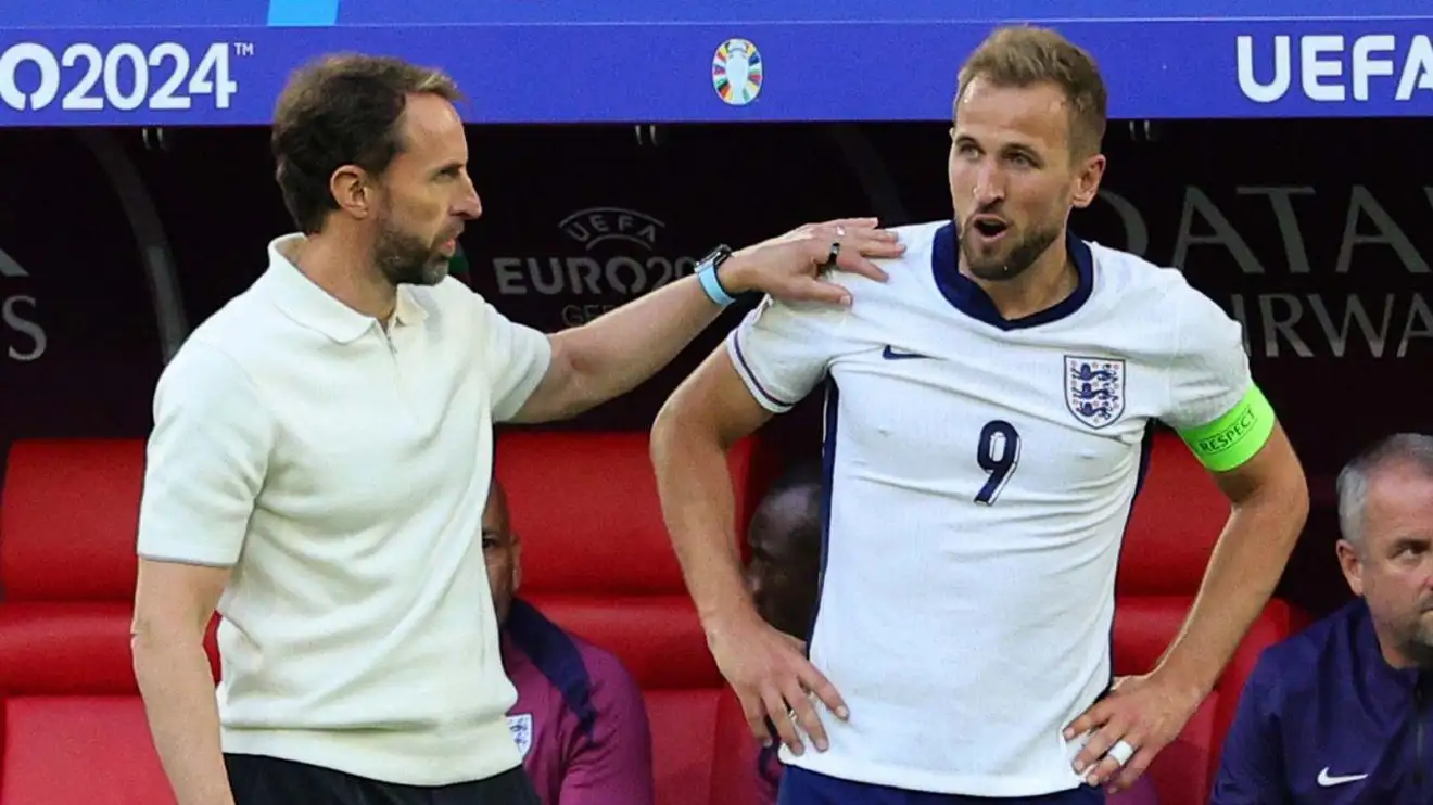 Gareth Southgate head instructor of England gaming consoles Harry Kane