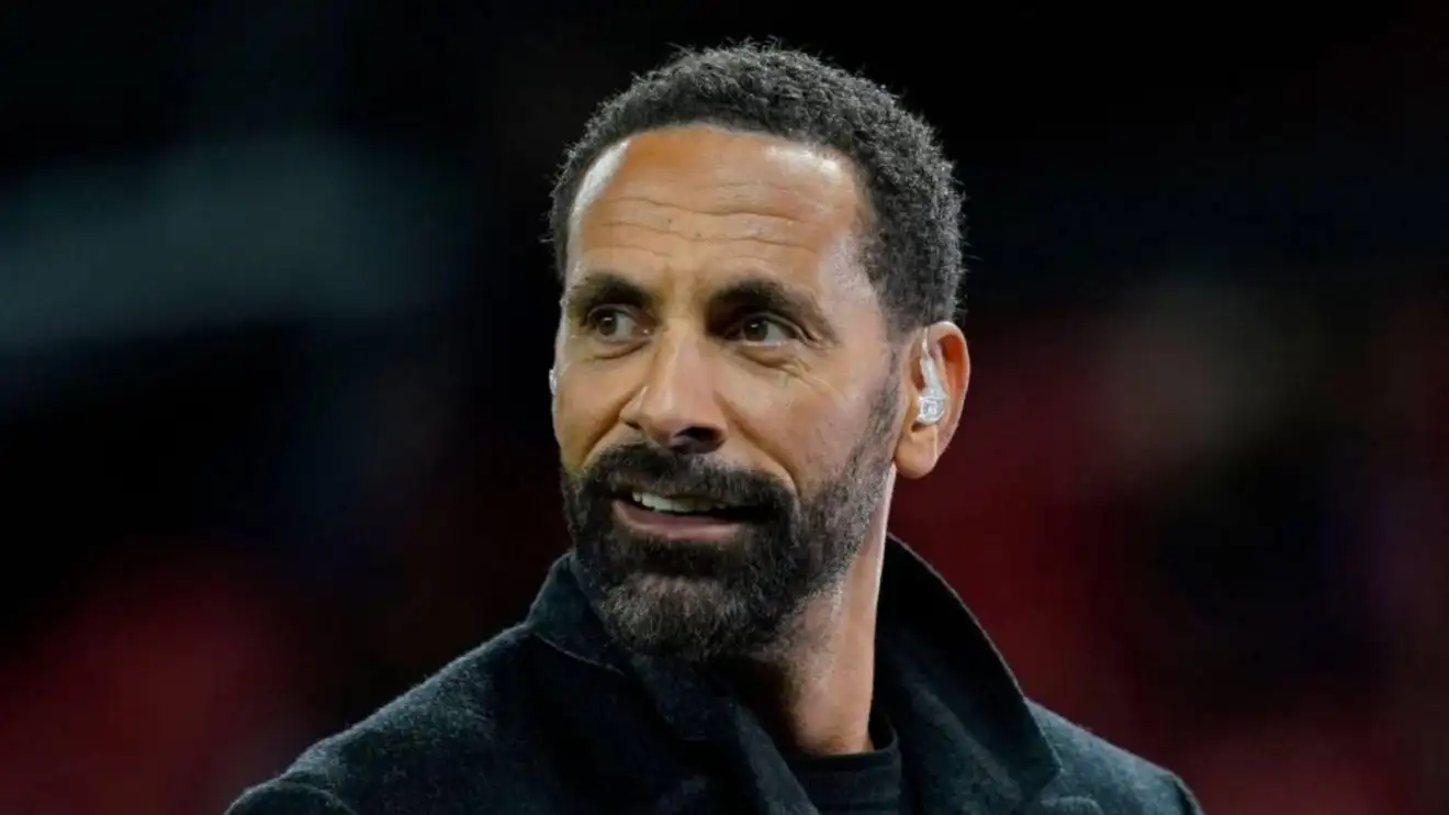 Rio Ferdinand on punditry duty for TNT Sports
