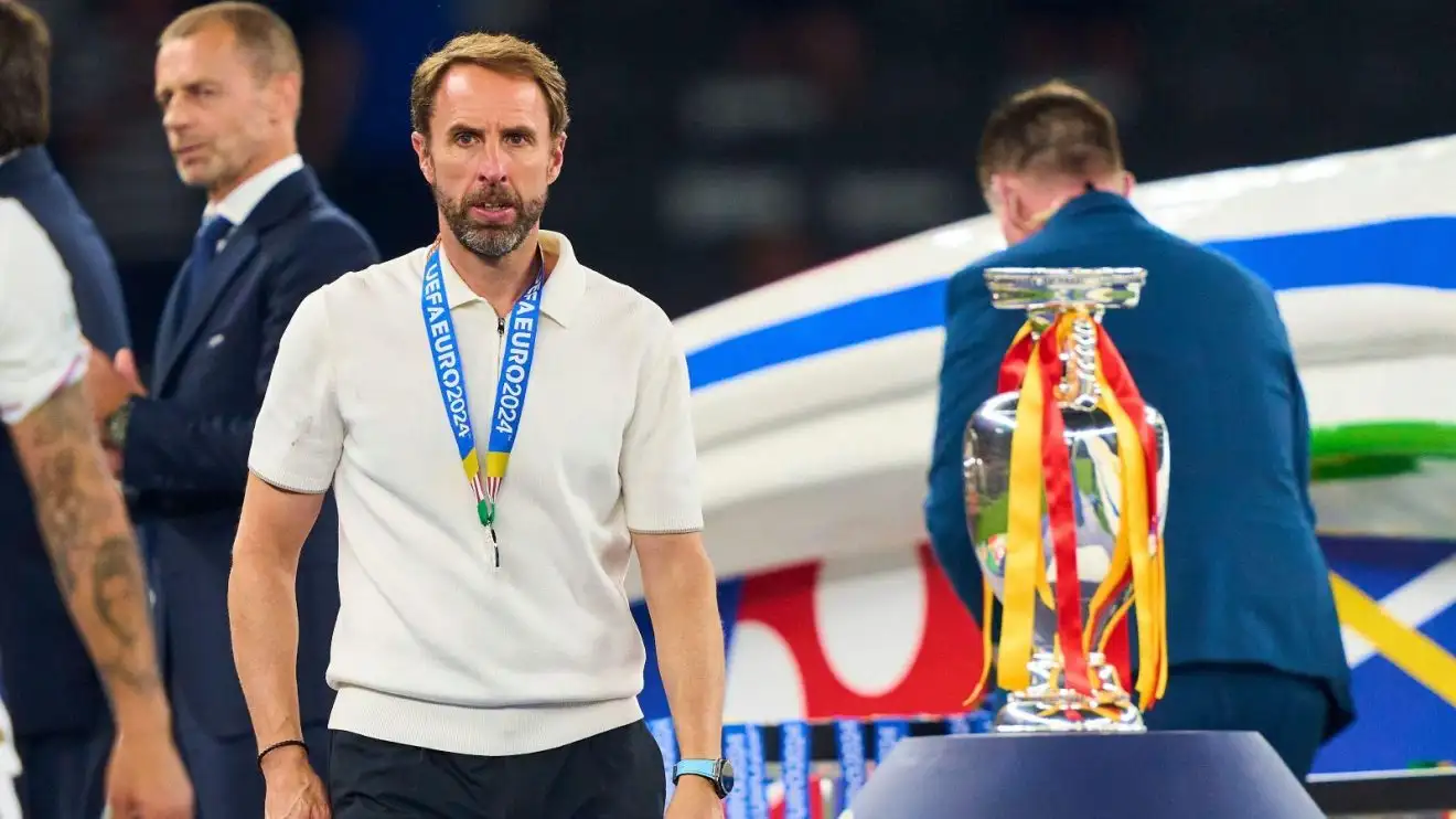 England star 'lost it' at Southgate during hidden second-half touchline exchange in Euro 2024 final 1 England top pooch Gareth Southgate