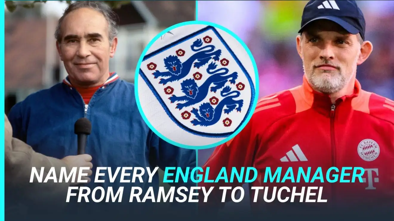 Sir Alf Ramsey and Thomas Tuchel.