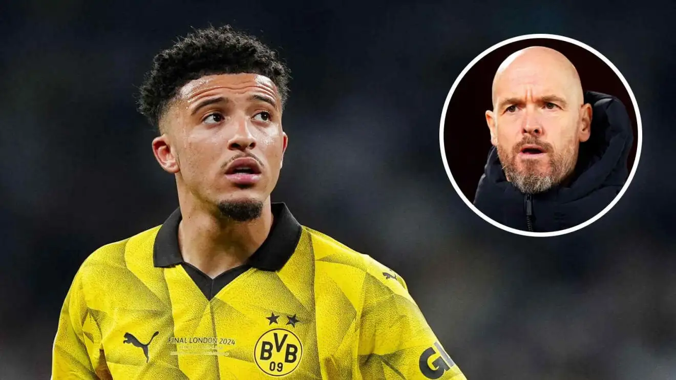 Jadon Sancho và Erik ten Hag dường như đã chôn vùi cái rìu