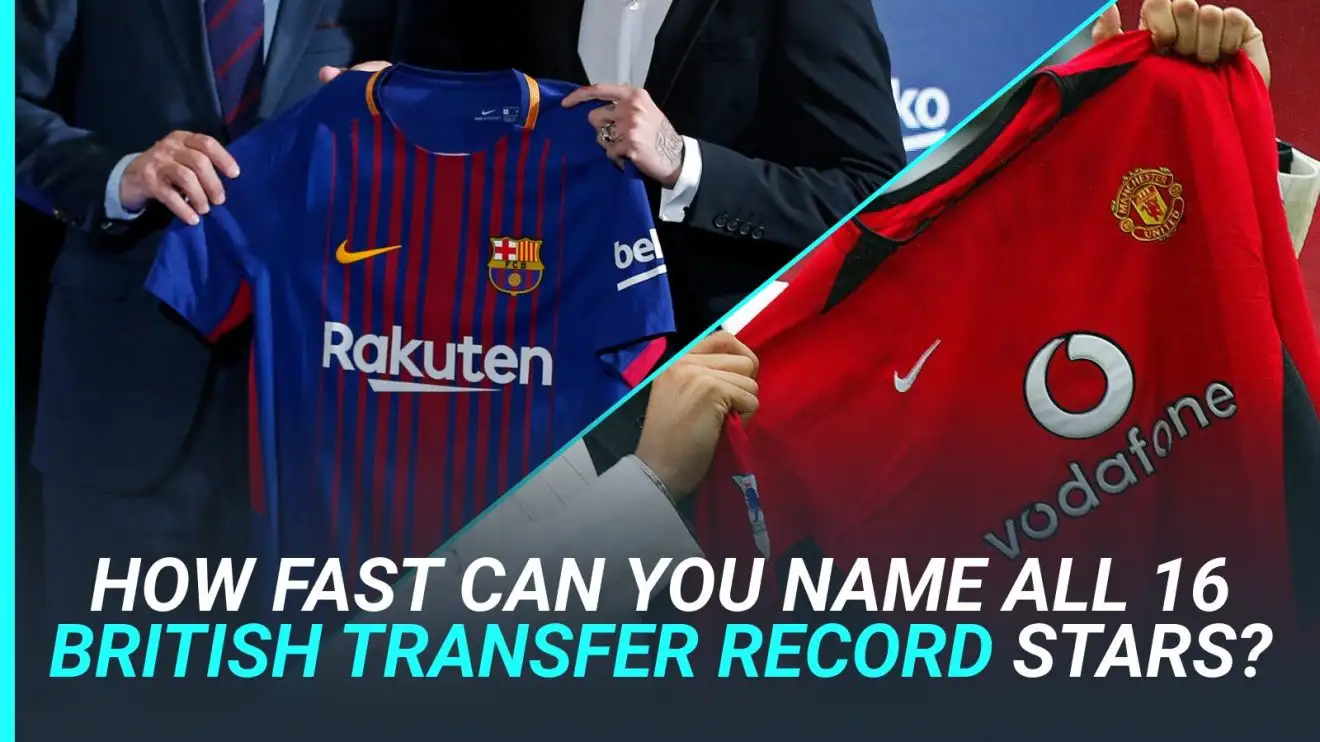 British Transfer Football quiz: Name the 16 stars who moved for British transfer record ...