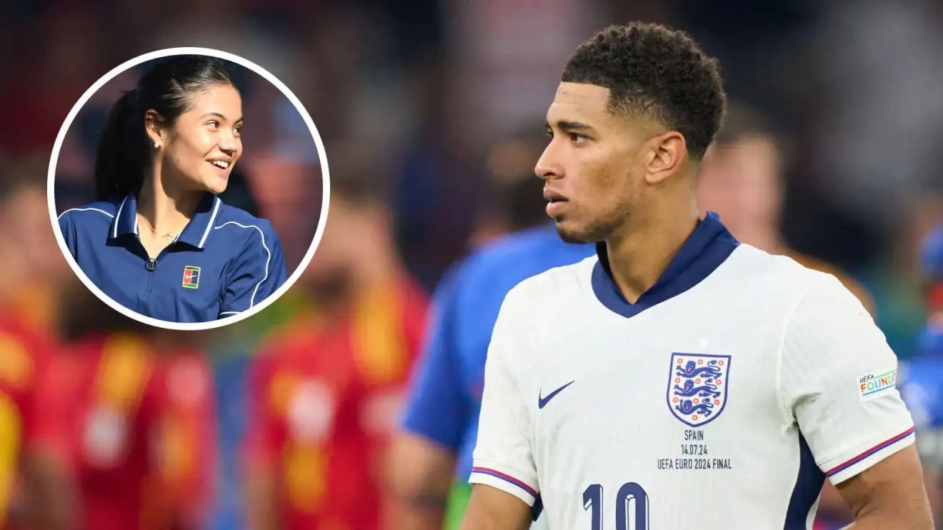 England star accused of 'me-me posturing' and 'tantrums' in Euro 2024 failure 1 Jude Bellingham and Emma Raducanu
