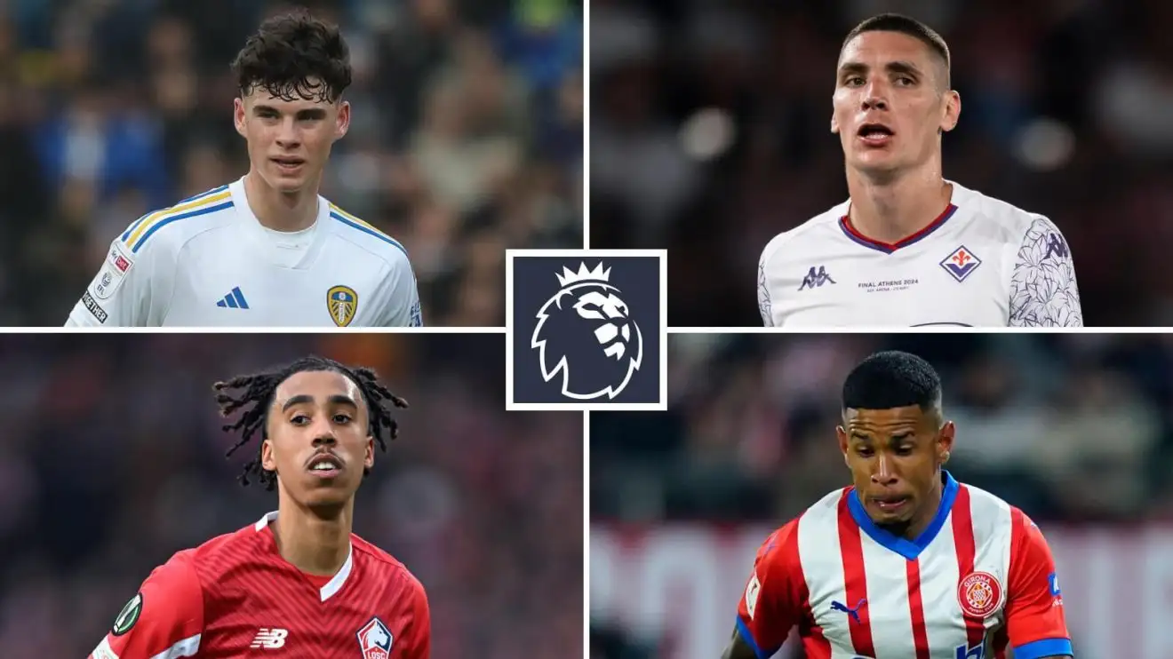 Premier League summer signings Archie Gray (Tottenham), Nikola Milenkovic (Nottingham Woodland), Leny Yoro (Man Utd) and also Savio (Man Metropolis)