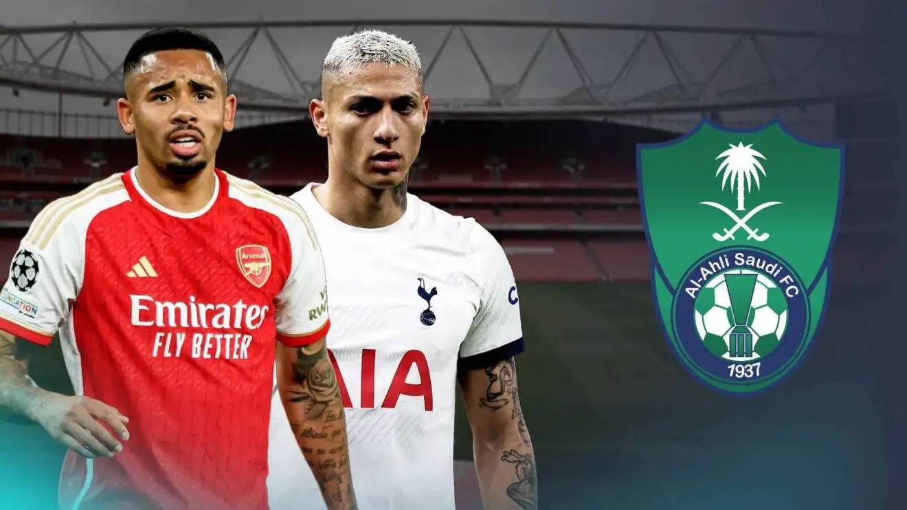 Arsenal: Hot and cold Arteta signing joins Tottenham star 'on list of options' for Saudi club 1 Arsenal onward Gabriel Jesus and Tottenham demonstrator Richarlison are both being attached with Al Ahli