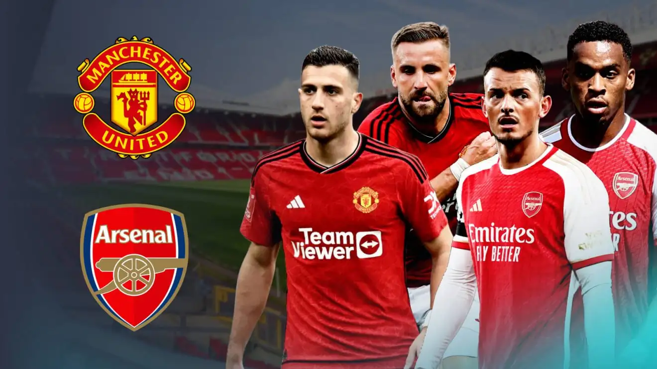 'Desperate Man Utd in panic over full-back crisis' as Arsenal 'face questions' 1 Guy Utd, Arsenal and their complete-backs.