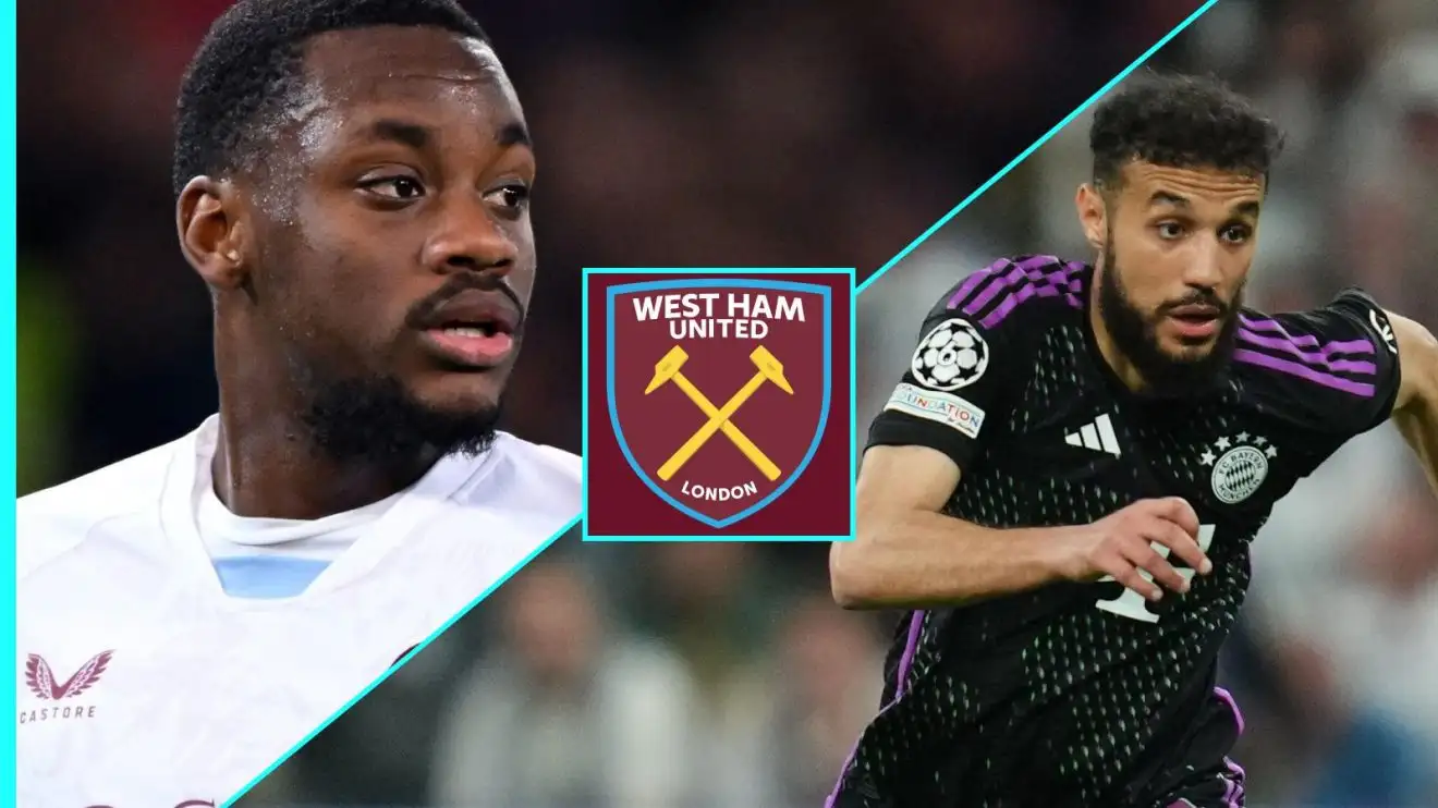 West Ham will beat Man Utd, Ratcliffe to signing of Bayern star after 'improved offer' for Chelsea target 1 West Pork targets Jhon Duran and also Noussair Mazraoui