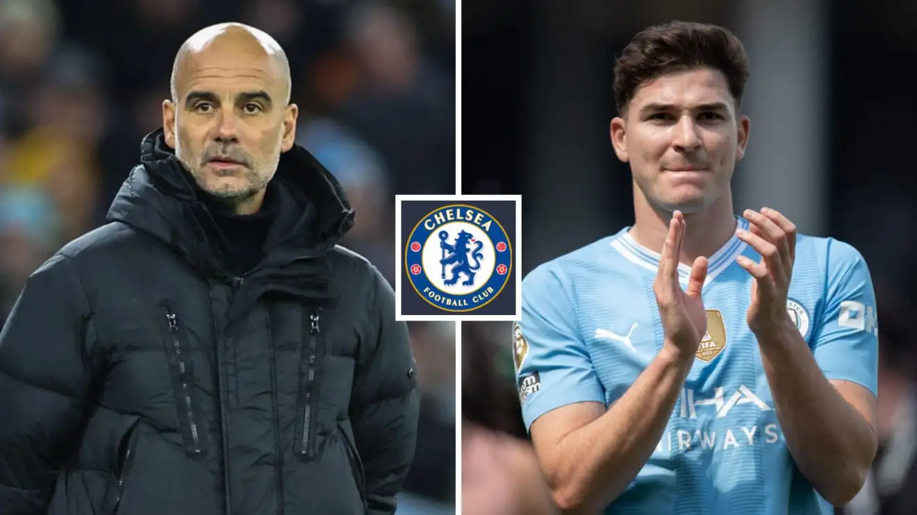 Man City set £60m asking price for top Chelsea target as Guardiola 'furious' with decision 1 Guardiola Alvarez Guy Metropolis