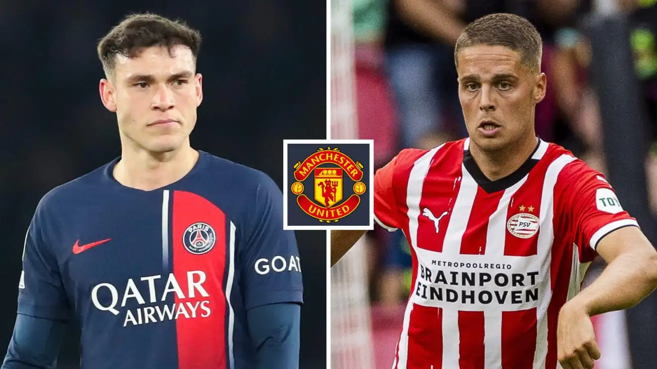 Man Utd identify top Ugarte 'alternative' as huge transfer twist takes shape amid stalling talks 1 Male Utd send targets Manuel Ugarte and Joey Veerman