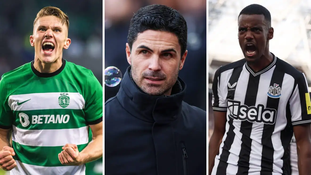 Arsenal transfer chief Edu 'told' to complete incredible £270m double deal after big intervention 1 Sporting demonstrator Viktor Gyokeres, Arsenal employer Mikel Arteta and Newcastle player Alexander Isak