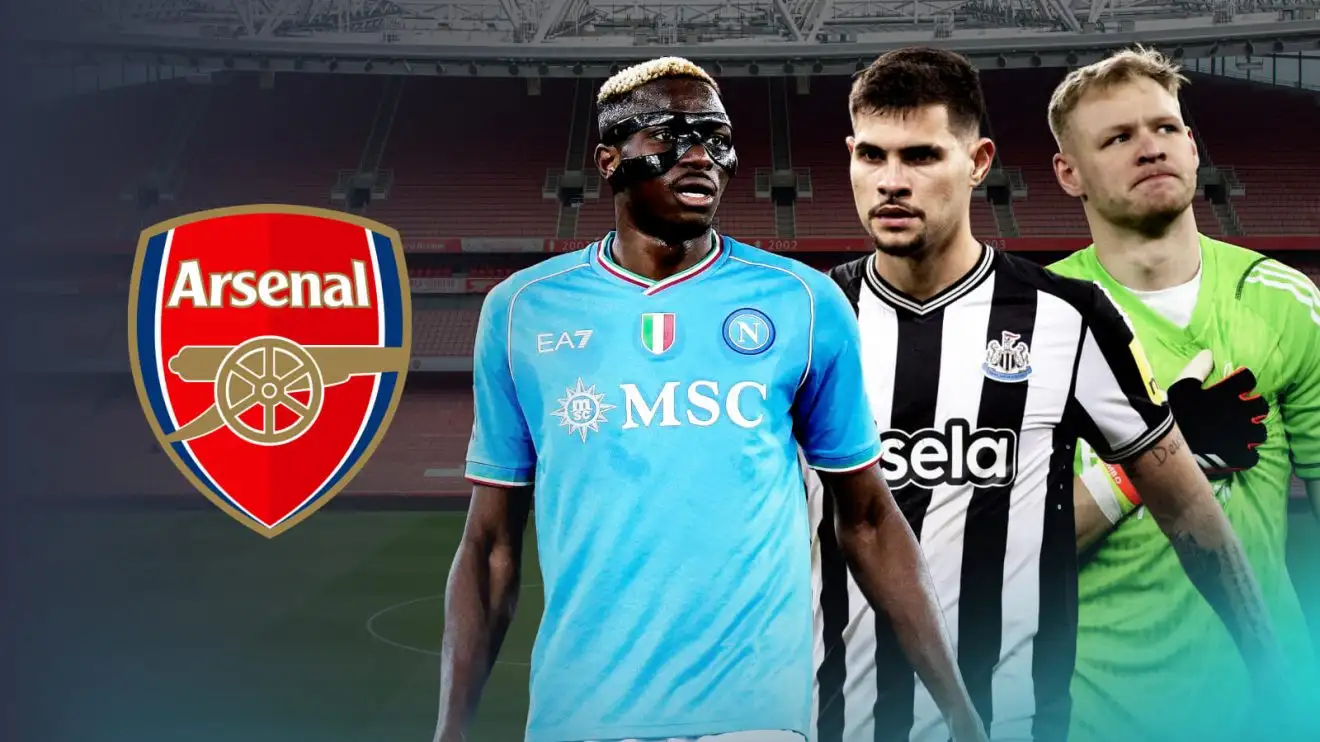 Arsenal plan hijack in 'blockbuster deal' for Chelsea target as Gunners eye Newcastle swap deal 1 Arsenal transfer targets Victor Osimhen and Bruno Guimaraes