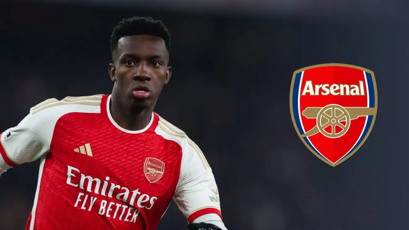 Eddie Nketiah dường như đang bị mắc kẹt ở Arsenal