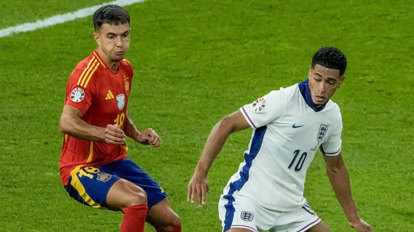 Spain midfielder Martin Zubimendi and also England player Jude Bellingham