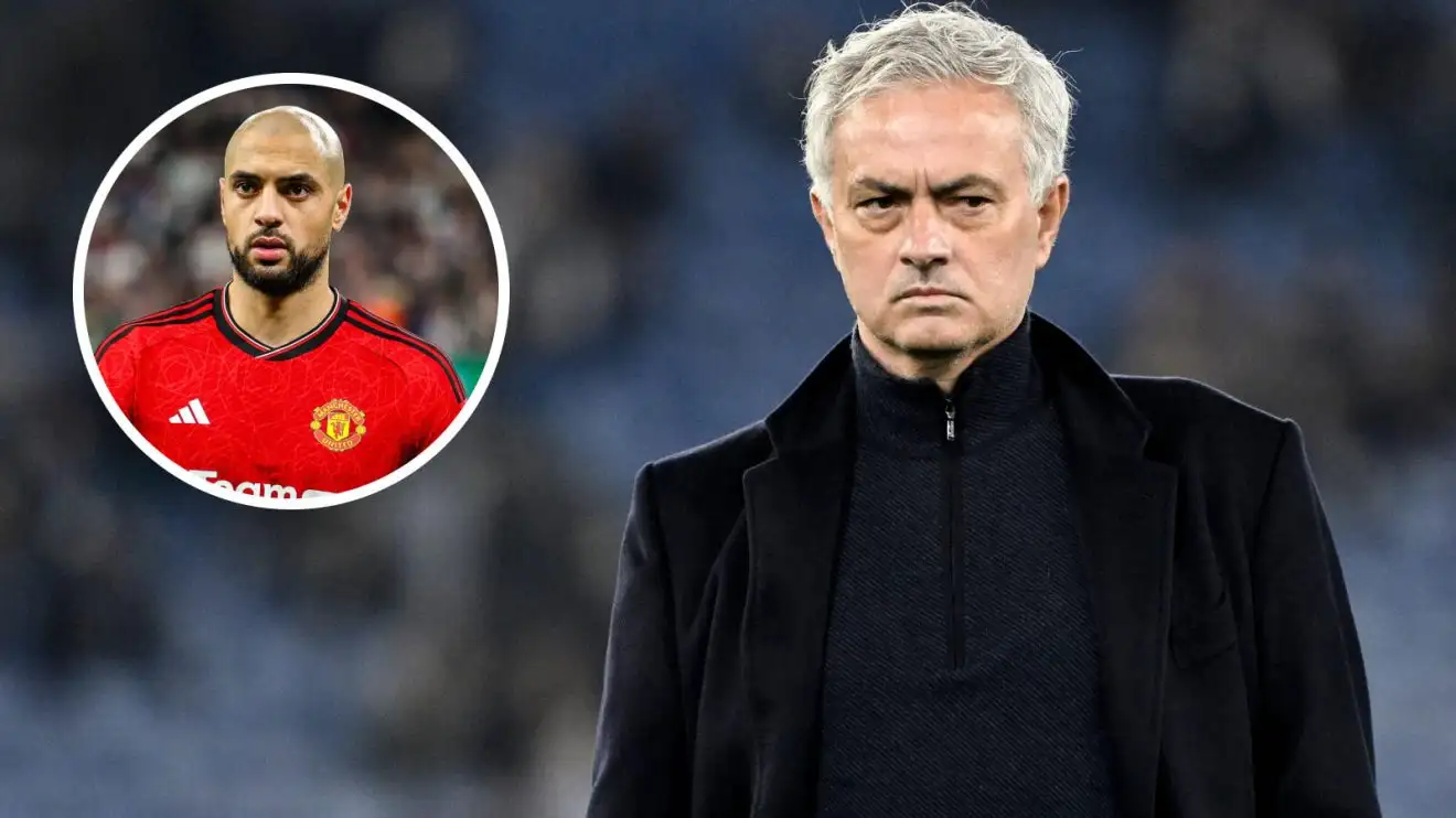 Jose Mourinho to ruin Man Utd transfer plan, with expected transfer to hurt midfielder 1 Jose Mourinho, Sofyan Amrabat