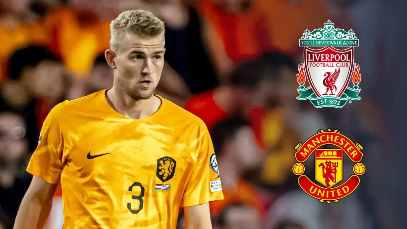 Liverpool ignite Man Utd hijack as Slot finds perfect target to replace unconvincing Red 1 Matthijs de Ligt, Liverpool, Manchester United