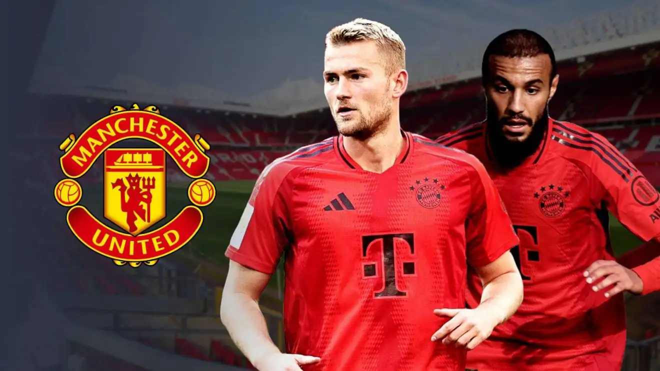 Man Utd transfers: £60m double signing agreed as Ornstein reveals £15m West Ham sale 1 Male Utd targets Noussair Mazraoui and Matthijs de Ligt