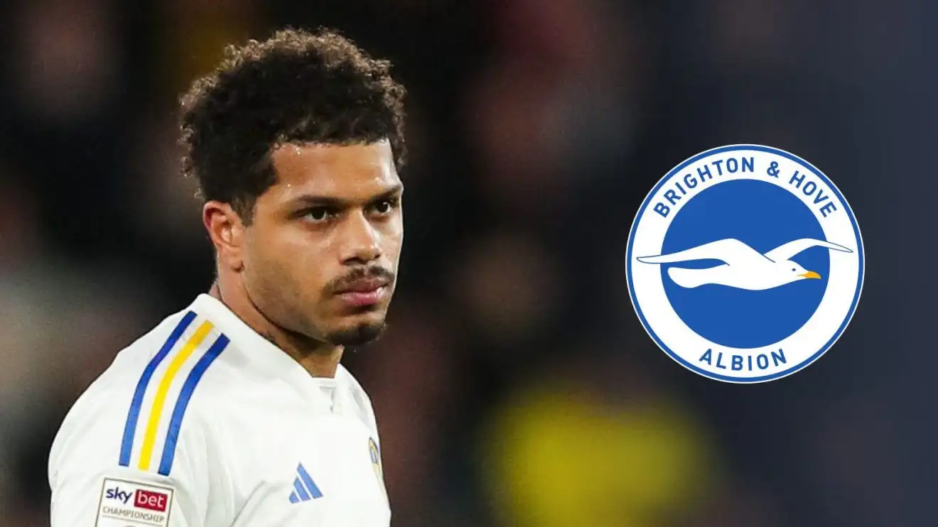Leeds United dealt major blow as £40m star 'agrees to join' Brighton with 'release clause activated' 1 Leeds Unified Brighton transfer