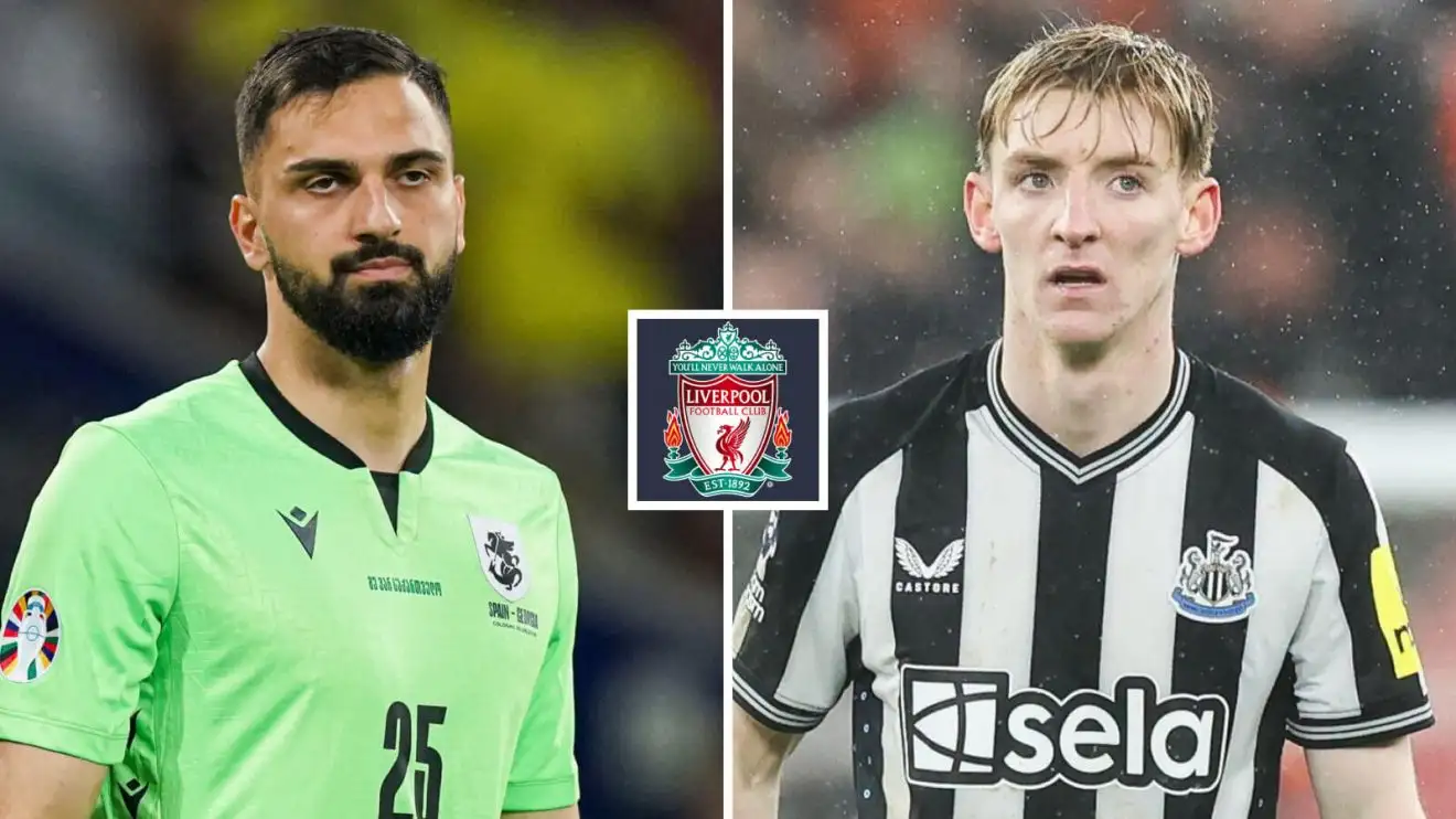 £25m Liverpool transfer 'advancing to final stages' with journalist 'very convinced' PL attacker will join 1 Liverpool transfer targets Giorgi Mamardashvili and also Anthony Gordon