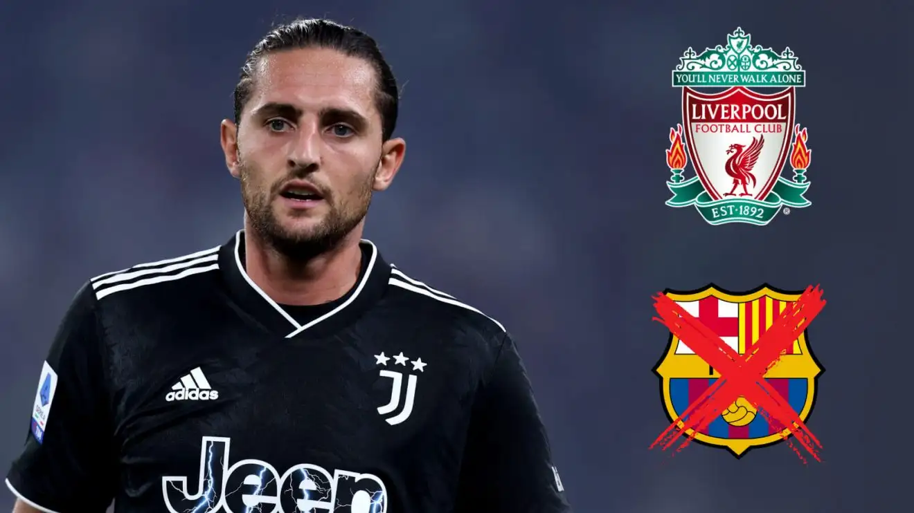 Liverpool 'one step away' from sealing 'Slot's last-minute signing' after Man Utd target 'rejects' Barcelona 1 Liverpool transfer target Adrien Rabiot
