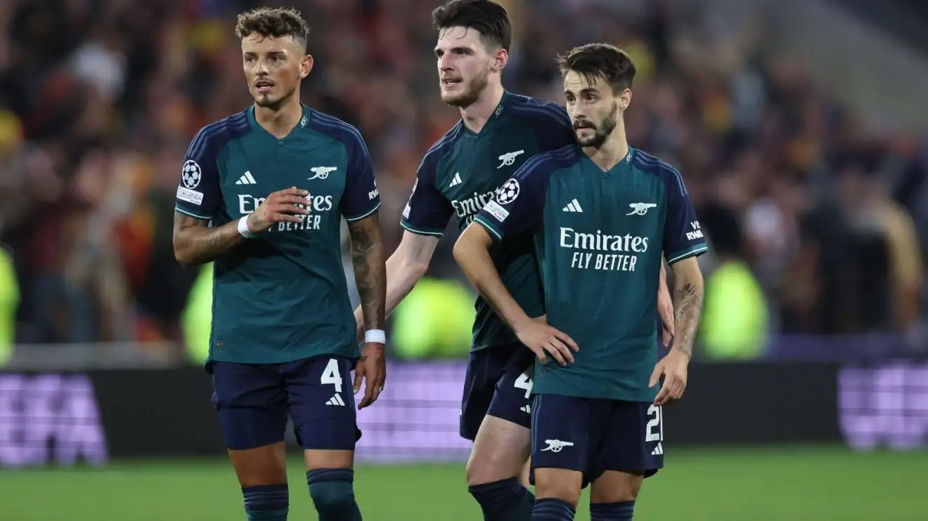 Arsenal 'agree' to 'ensure consistent game time' with surprise loan for £34m Arteta signing 1 Arsenal trio Fabio Vieira, Benjamin White and Declan Rice throughout a match