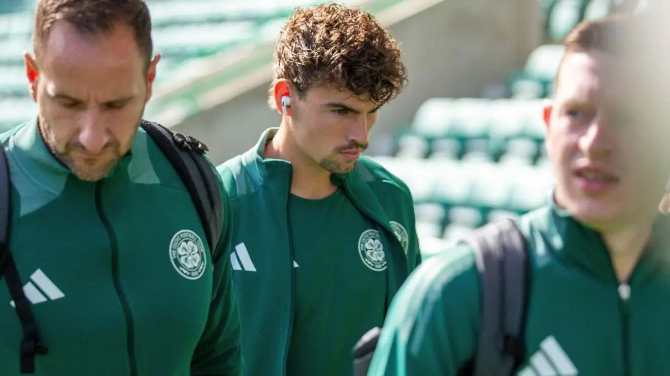 Brighton-affixed Celtic midfielder Matt O'Riley in yesteryear a match