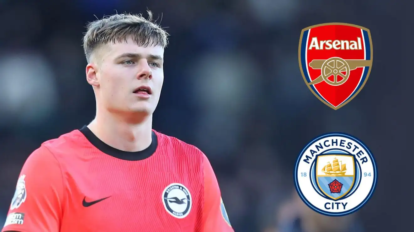 Mục tiêu chuyển nhượng của Arsenal, Man City Evan Ferguson