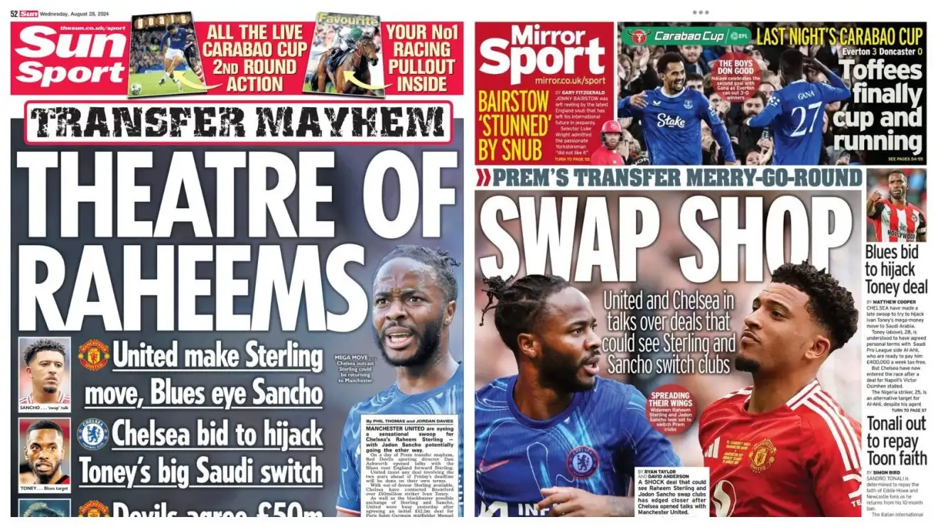 Man Utd in 'TRANSFER MAYHEM'; is Manuel Ugarte as good as the world's best? 1 Sterling as well as Sancho previously internet pages