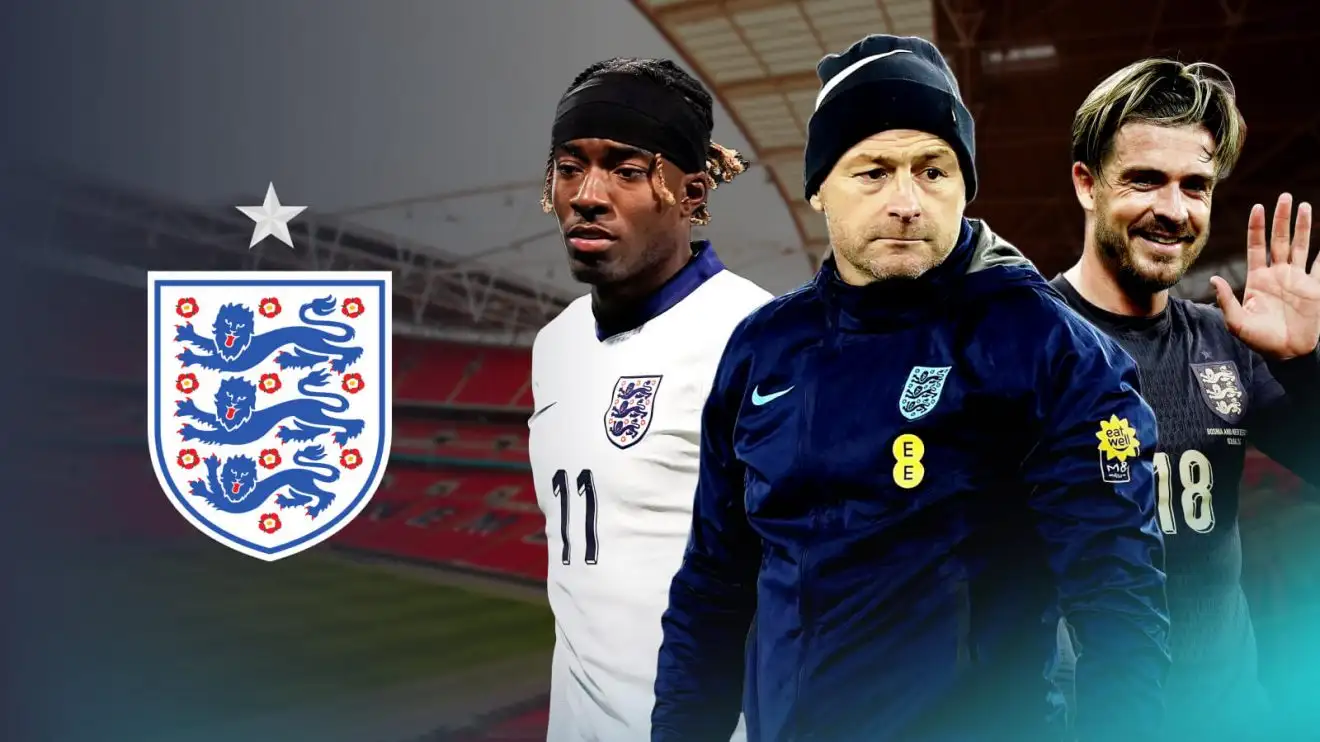 England squad: Carsley names four uncapped players including surprise Man Utd academy graduate 1 Carsley Grealish Madueke England