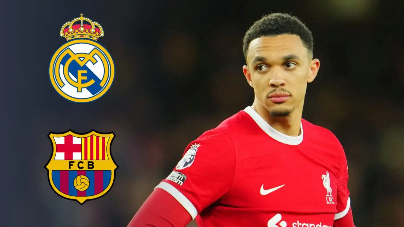 Real Madrid, Barcelona 'fight over' Liverpool freebie who is 'unhappy' under Arne Slot 1 Liverpool defender Trent Alexander-Arnold