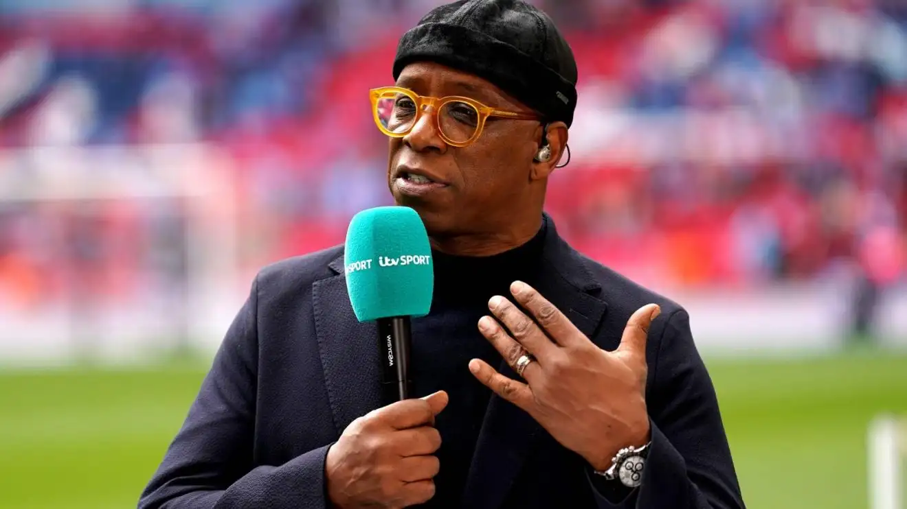 Arsenal legend Wright slams lazy midfielder for letting Brighton scorer 'literally run past him' 1 Arsenal tale Ian Wright working as a pundit for ITV