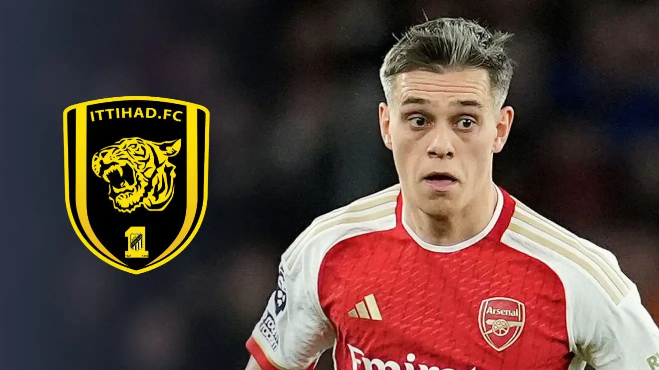 Cầu thủ chạy cánh Leandro Trossard của Arsenal