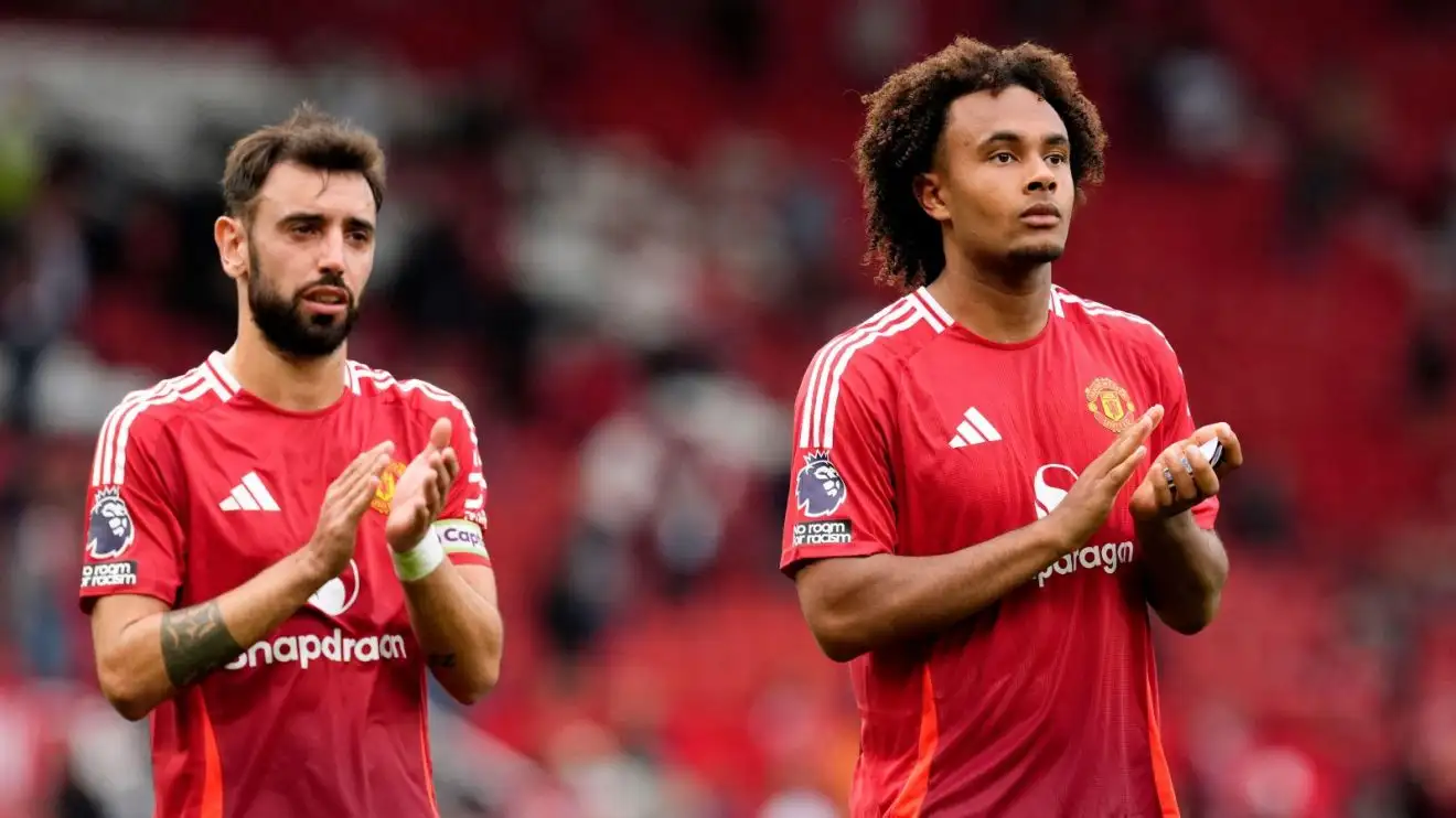 Ten Hag sack would be 'easy fix' as Man Utd players should 'hang heads in shame' 1 Bruno Fernandes and Joshua Zirkzee